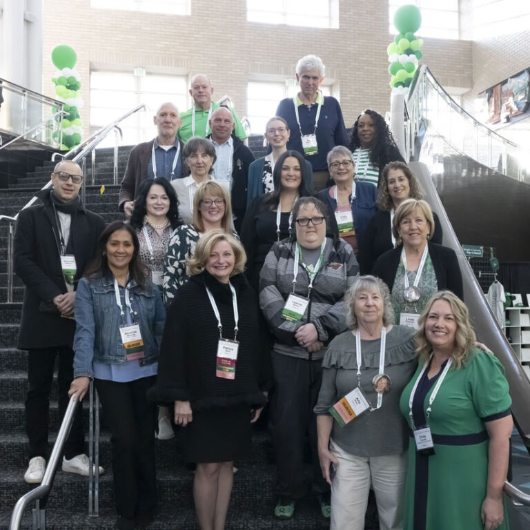 a group of cholangiocarcinoma (also known as bile duct cancer) support group members