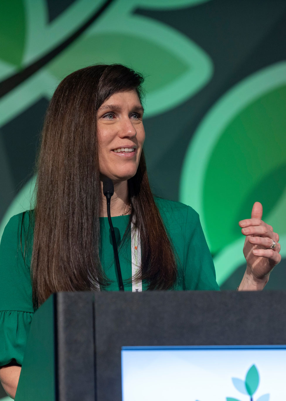 CCF Founder and CEO addresses the 2024 CCF Annual Conference audience