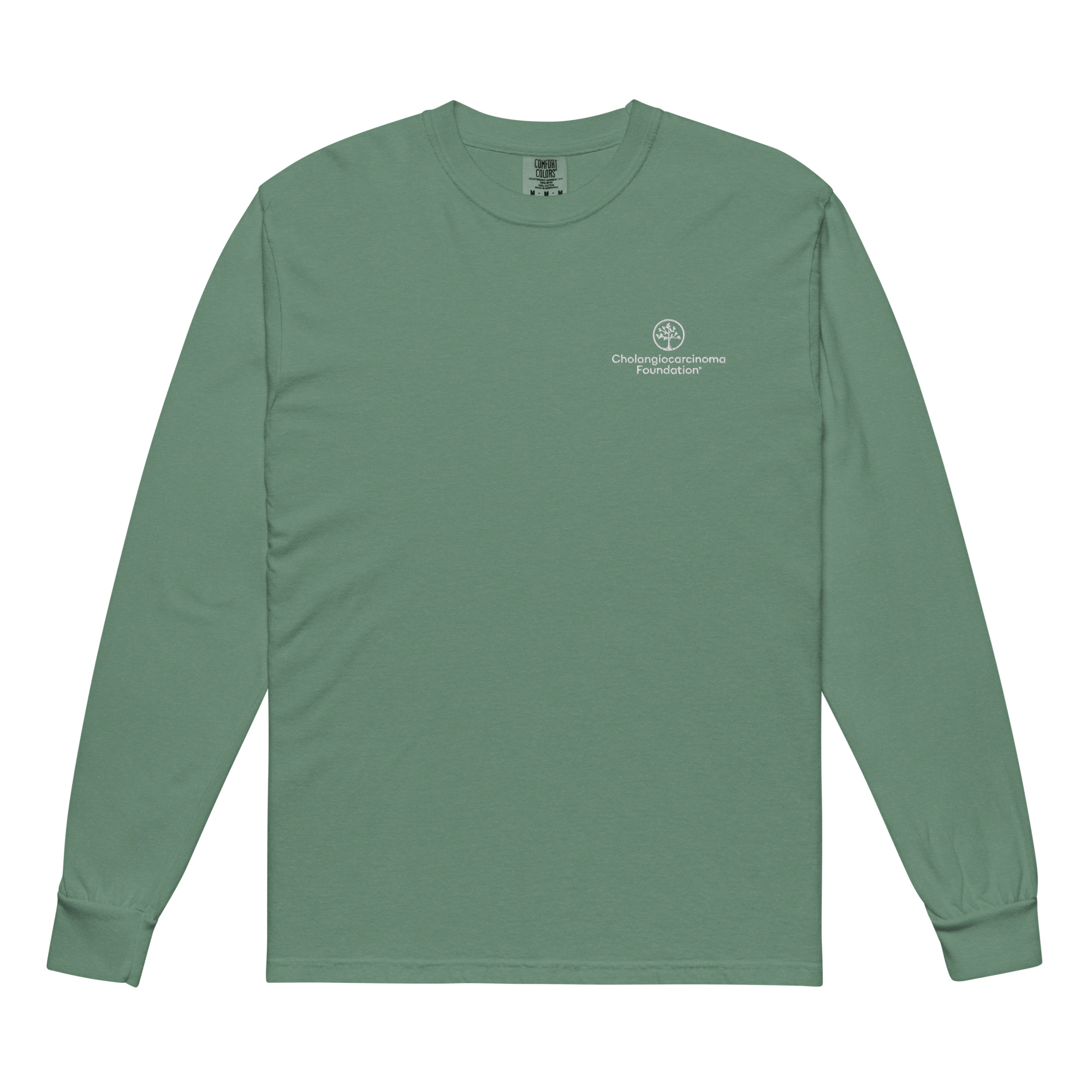 Long-sleeved Comfort Colors Embroidered T-Shirt - Image 3