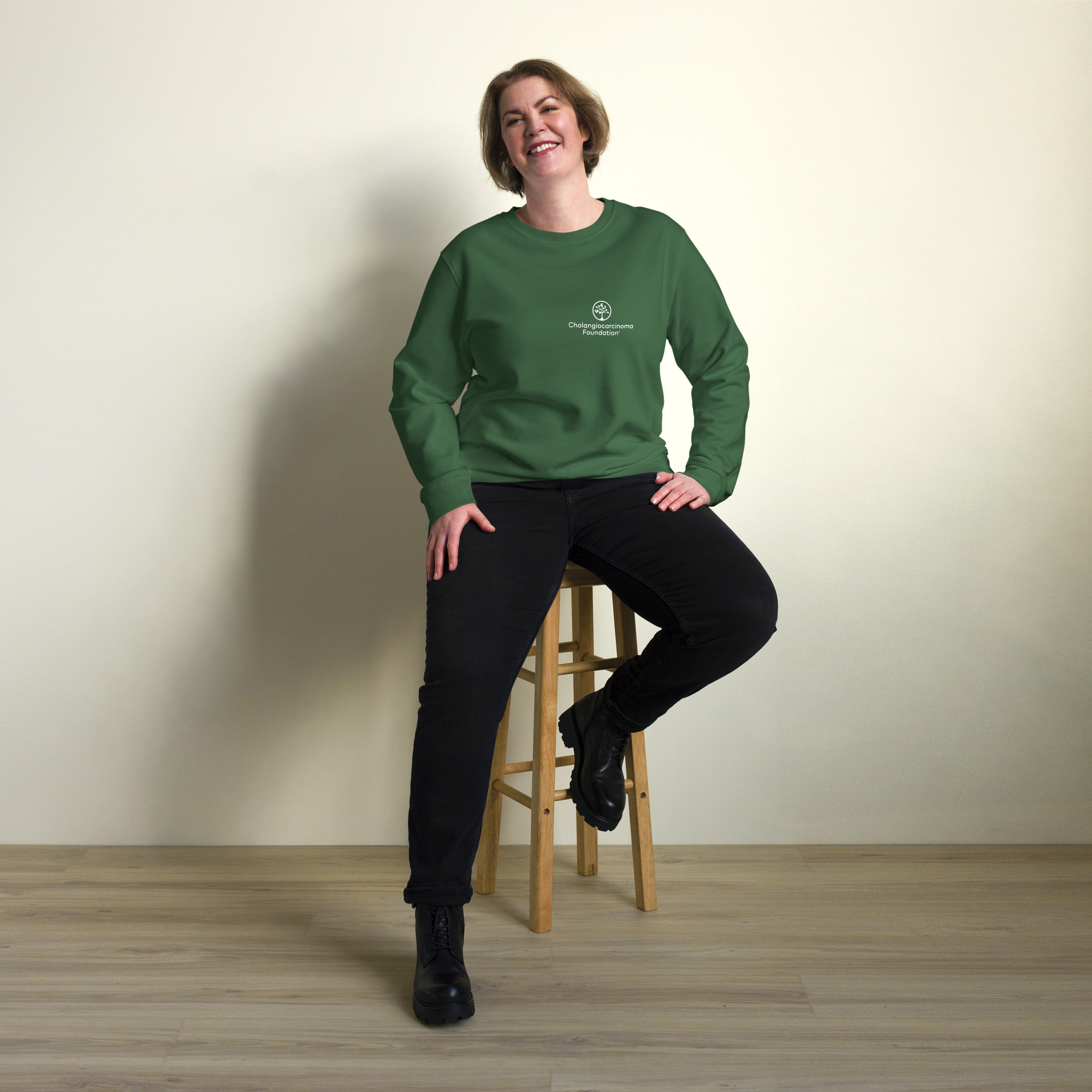 Super soft organic crewneck sweatshirt
